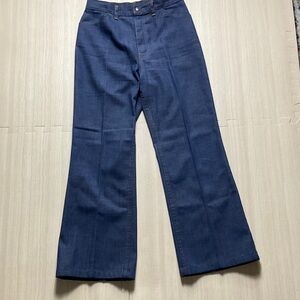 Levi's For Me  Orange tab 1970s vintage denim wide sz 14 high waist (28”)